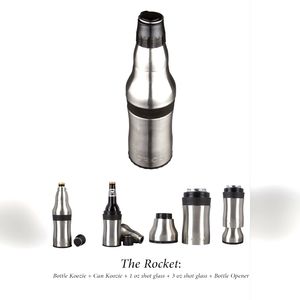 ORCA "The Rocket" Versatile Beer Bottle Can Coozie Shot Glass